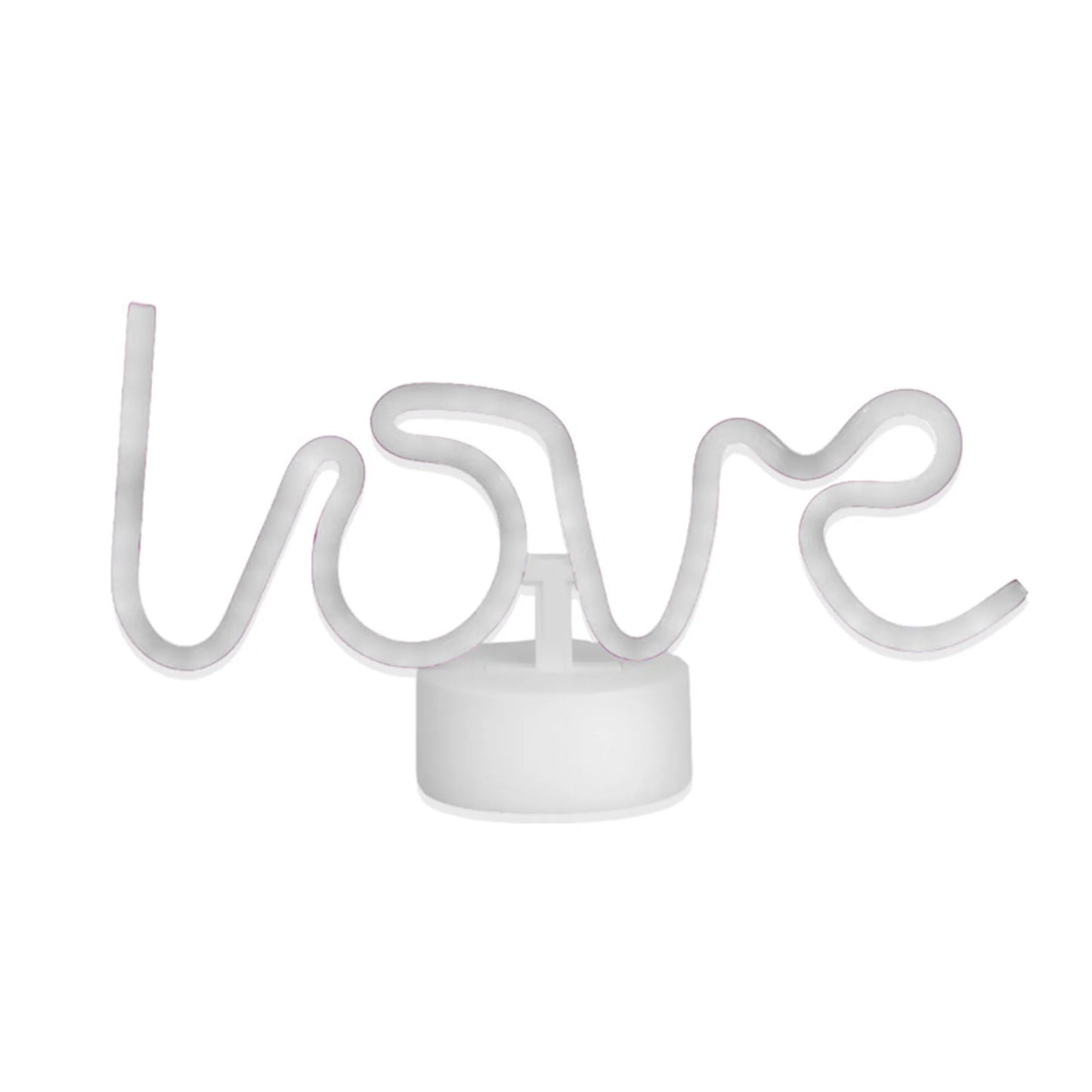 LOVE Desktop Neon Light Up Sign