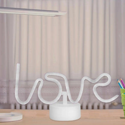 LOVE Desktop Neon Light Up Sign