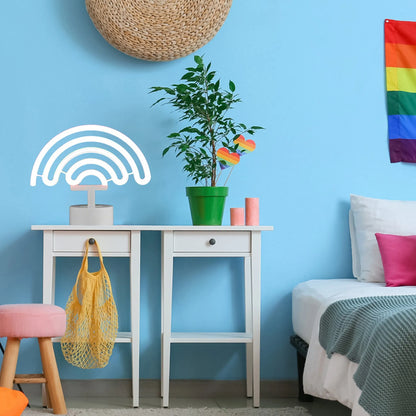 Rainbow Desktop Neon Light Up Sign