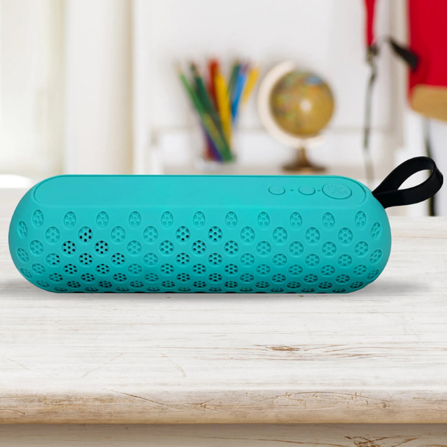 Excursion Revolve Circle Dotted Wireless Bluetooth Speaker Aqua