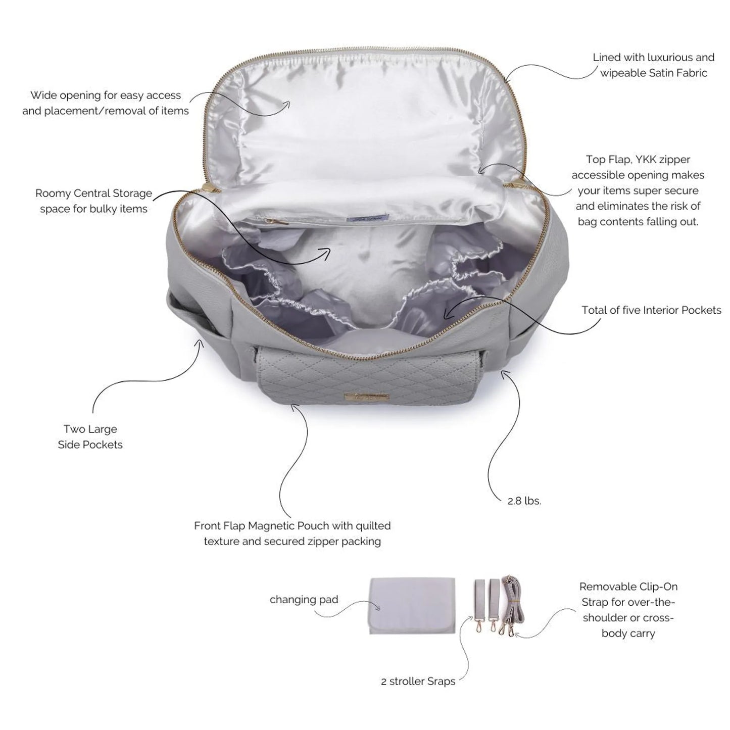 Monaco Diaper Bag