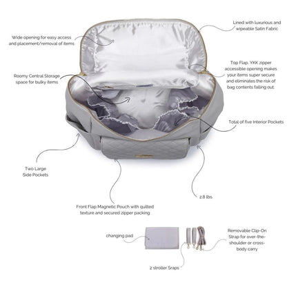 Monaco Diaper Bag