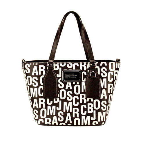 Marc Jacobs Monogram Print Leather Tote Crossbody Bag