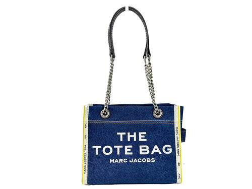 Marc Jacobs Denim Chain The Tote Bag