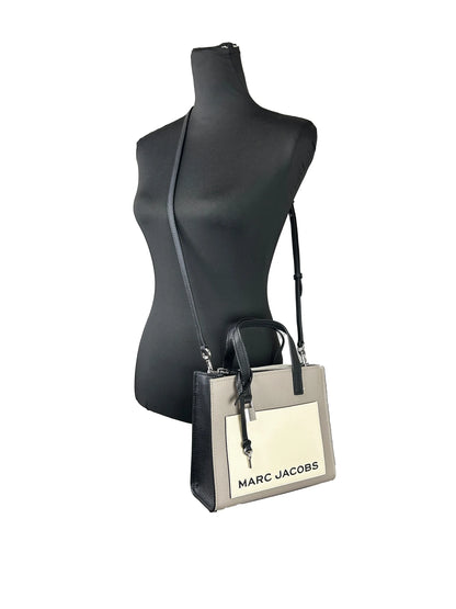 Marc Jacobs Grind Mini Leather Tote Crossbody Bag