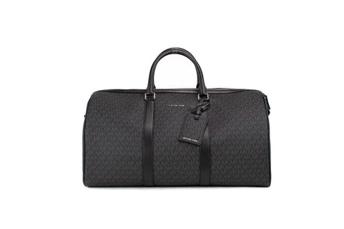 Michael Kors Harrison Signature PVC Duffle Travel Weekender Luggage Bag