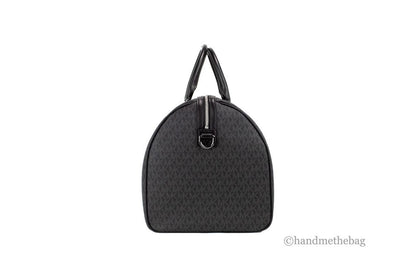 Michael Kors Harrison Signature PVC Duffle Travel Weekender Luggage Bag