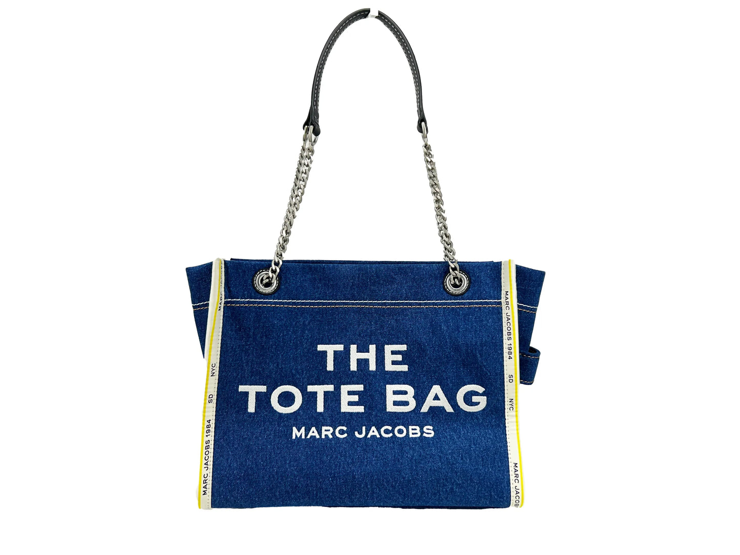 Marc Jacobs Denim Chain The Tote Bag