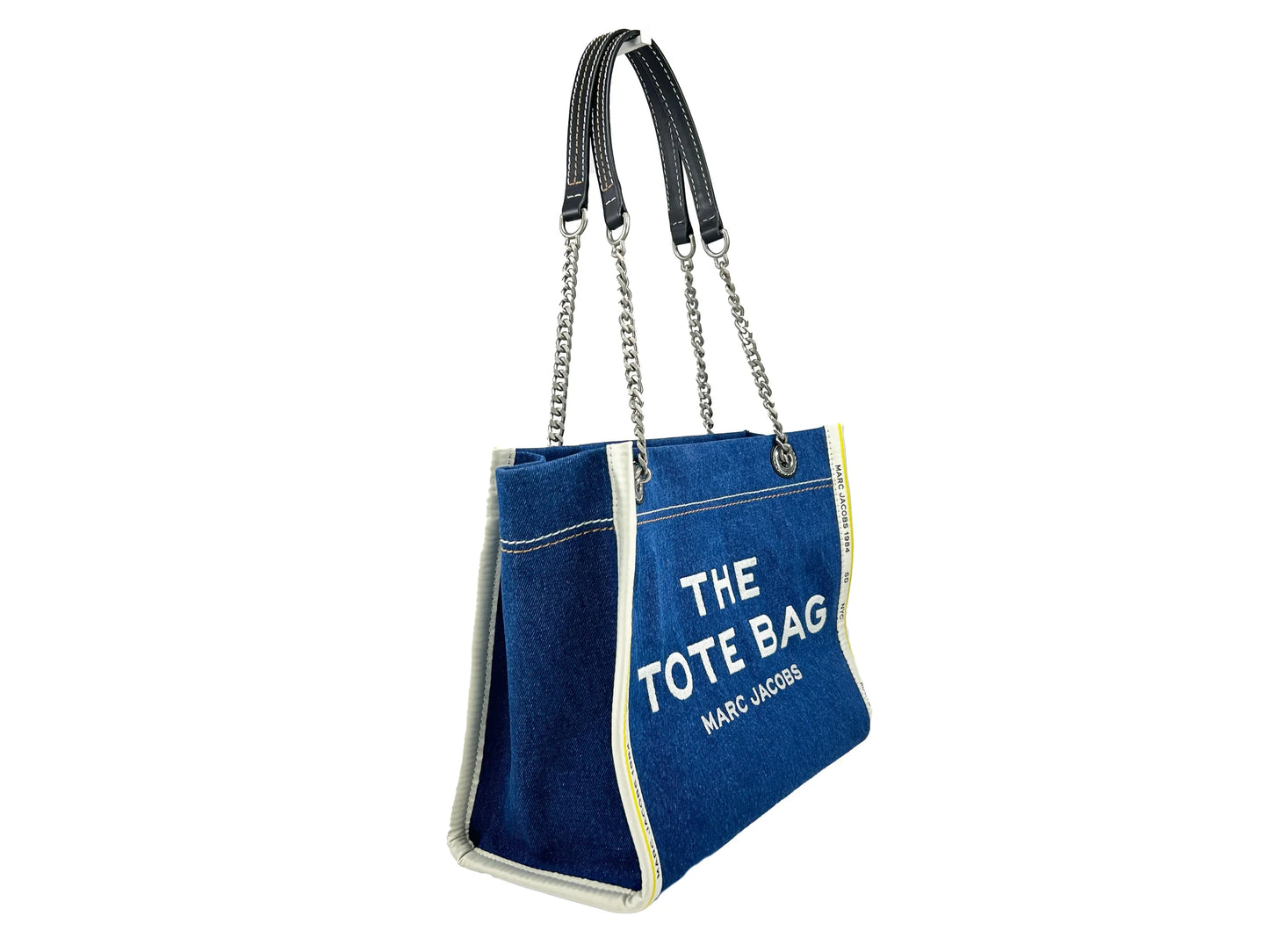 Marc Jacobs Denim Chain The Tote Bag