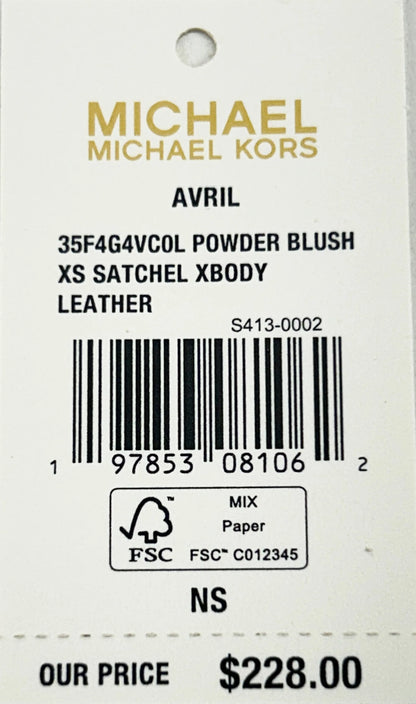 Michael Kors Avril XS Satchel Crossbody Bag