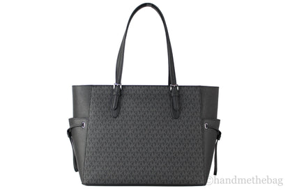 Michael Kors Gilly Signature PVC Travel Drawstring Tote Bag Handbag
