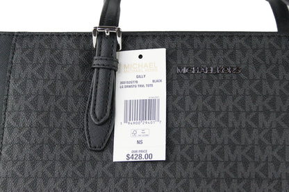 Michael Kors Gilly Signature PVC Travel Drawstring Tote Bag Handbag