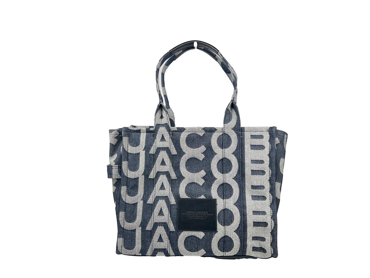 Marc Jacobs Denim Monogram Tote Bag