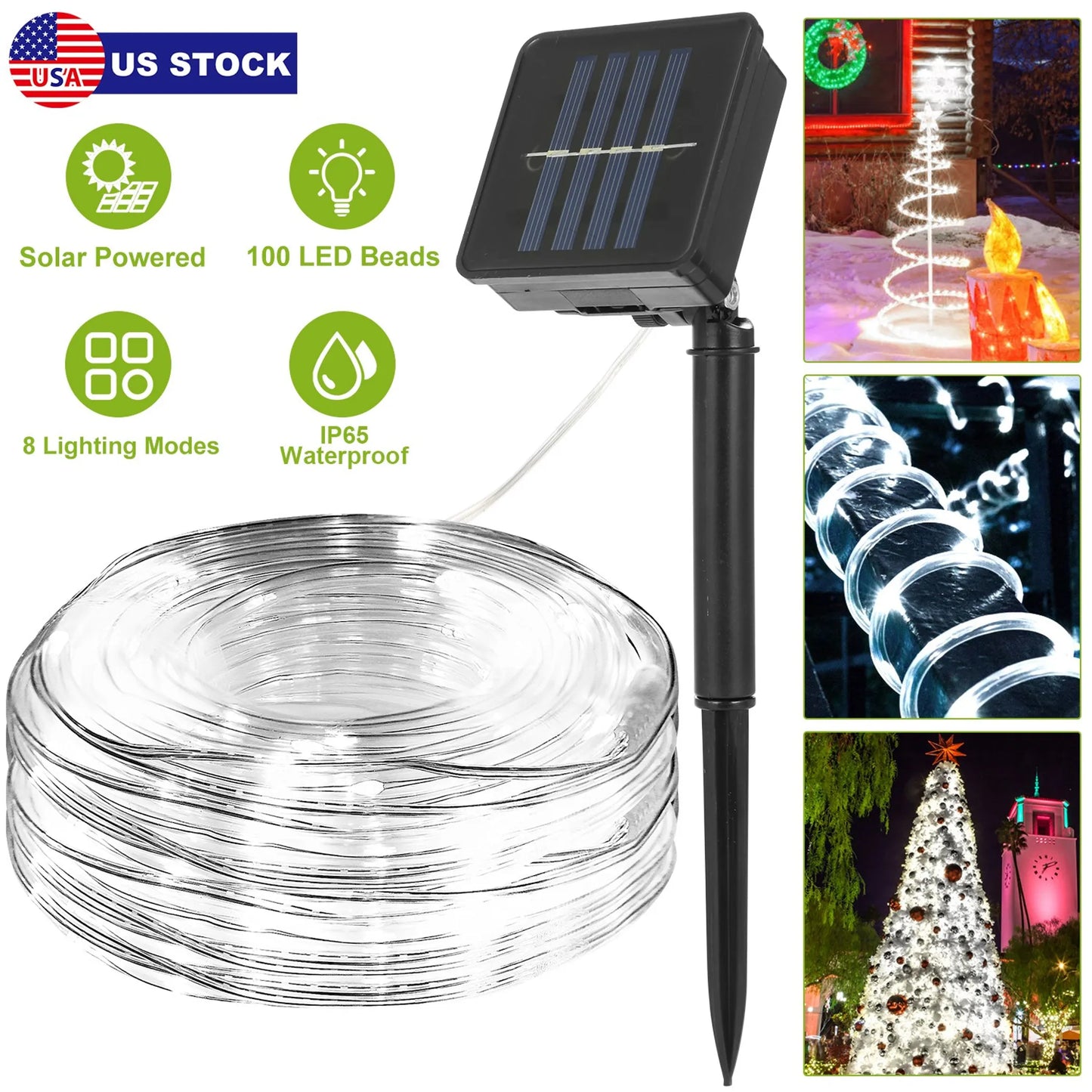 Solar Powered String Lights