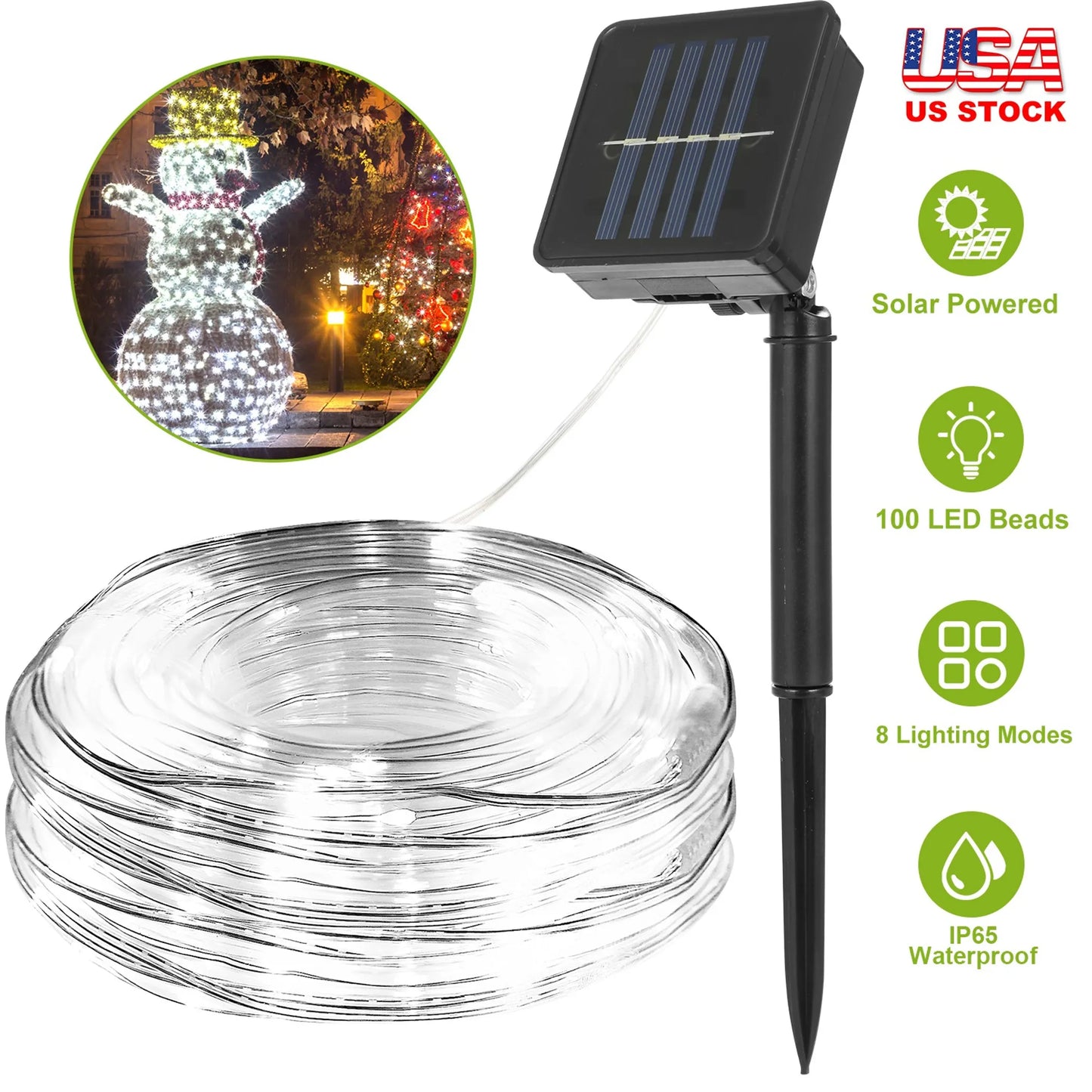 Solar Powered String Lights