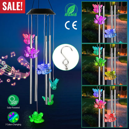 Solar Wind Chime Lights