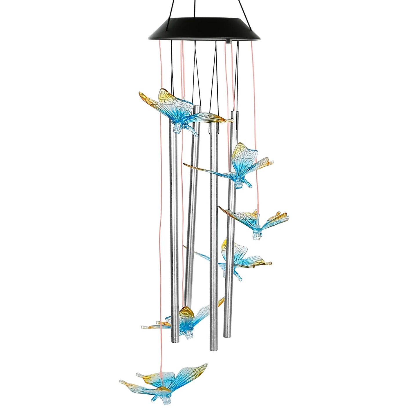 Solar Wind Chime Lights