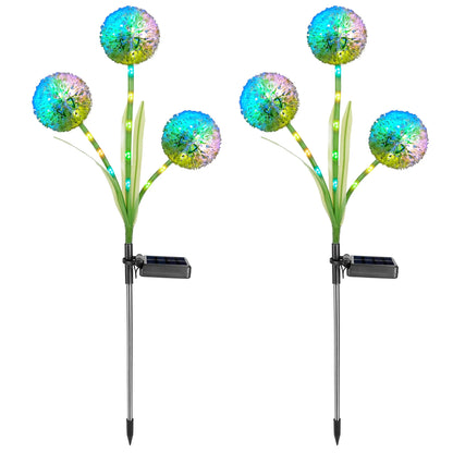 2 Pcs Dandelion Solar Light