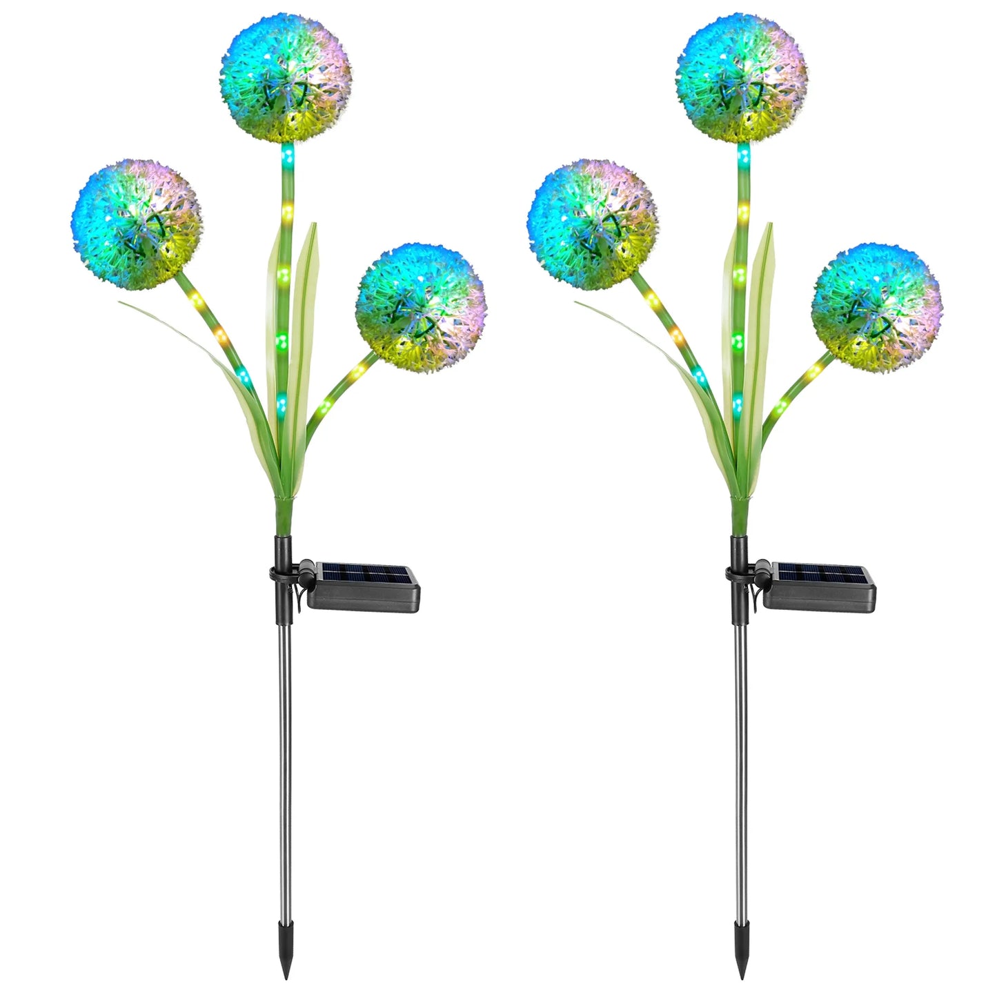 2 Pcs Dandelion Solar Light