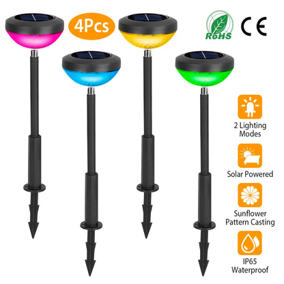 4Packs Solar Pathway Light