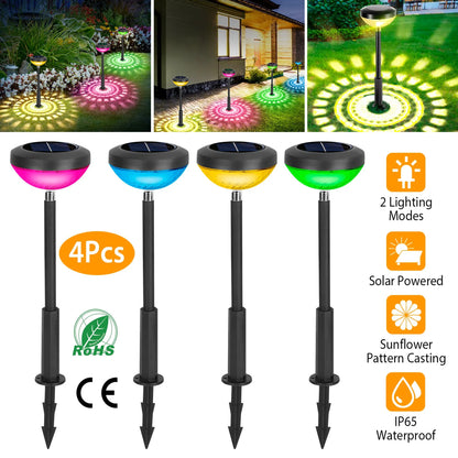 4Packs Solar Pathway Light
