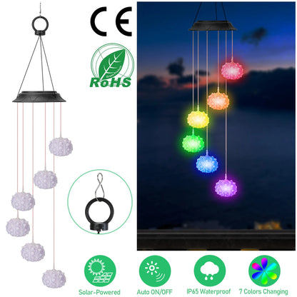 Solar Wind Chime Lights Sea