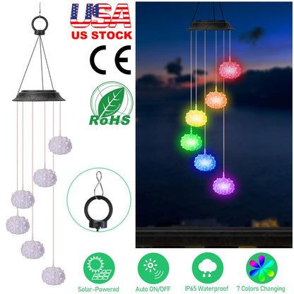 Solar Wind Chime Lights Sea