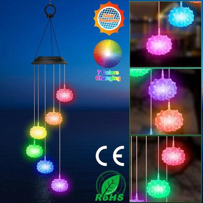 Solar Wind Chime Lights Sea