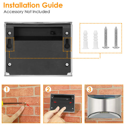 4Pcs Solar Powered Deck Lights