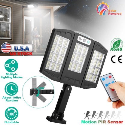 Solar Wall Light Outdoor 33 COB Beads