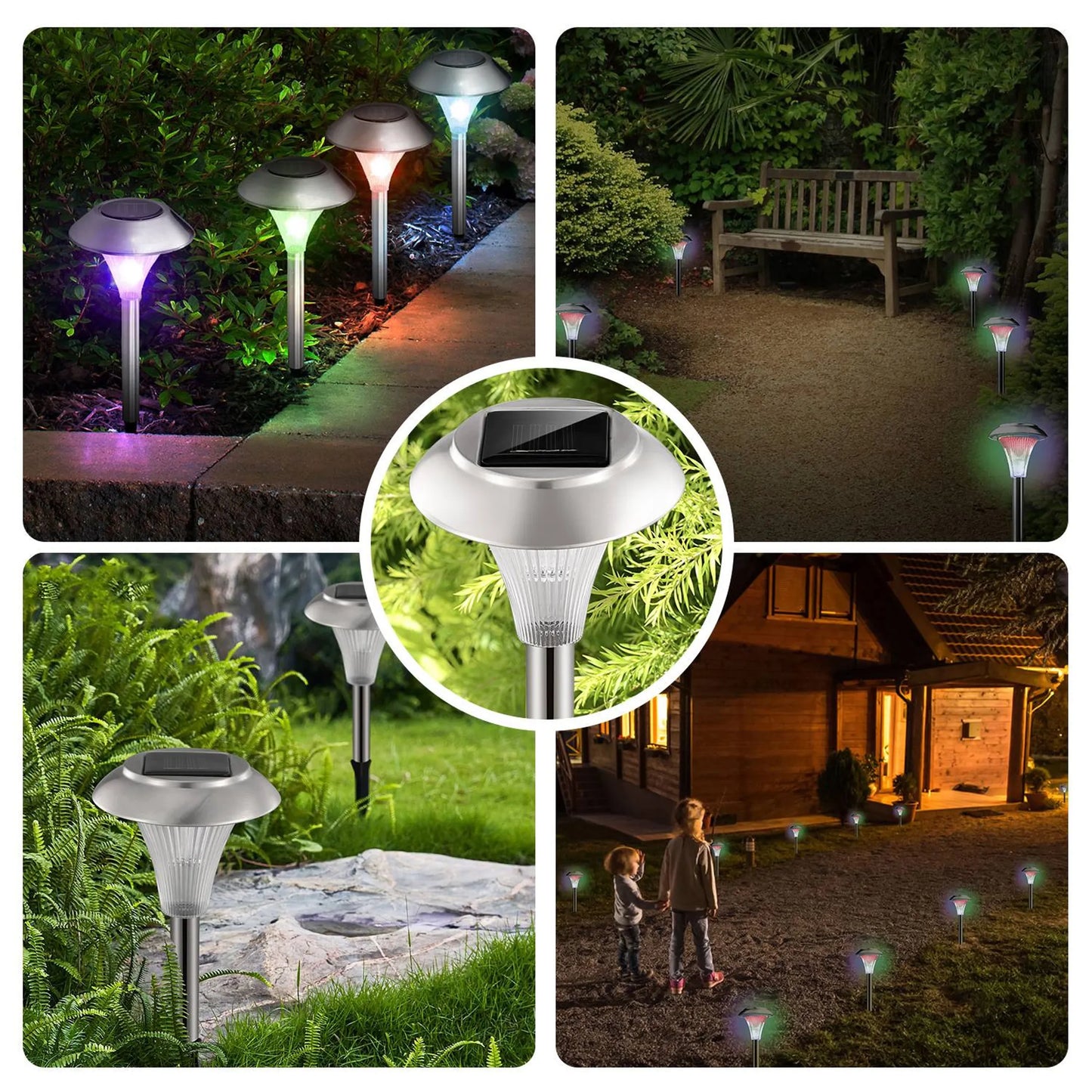 24Packs Solar Garden Lights Outdoor