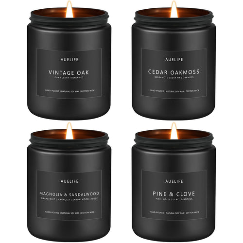 Aromatic Men's Candle Set - Soy Blend Scents