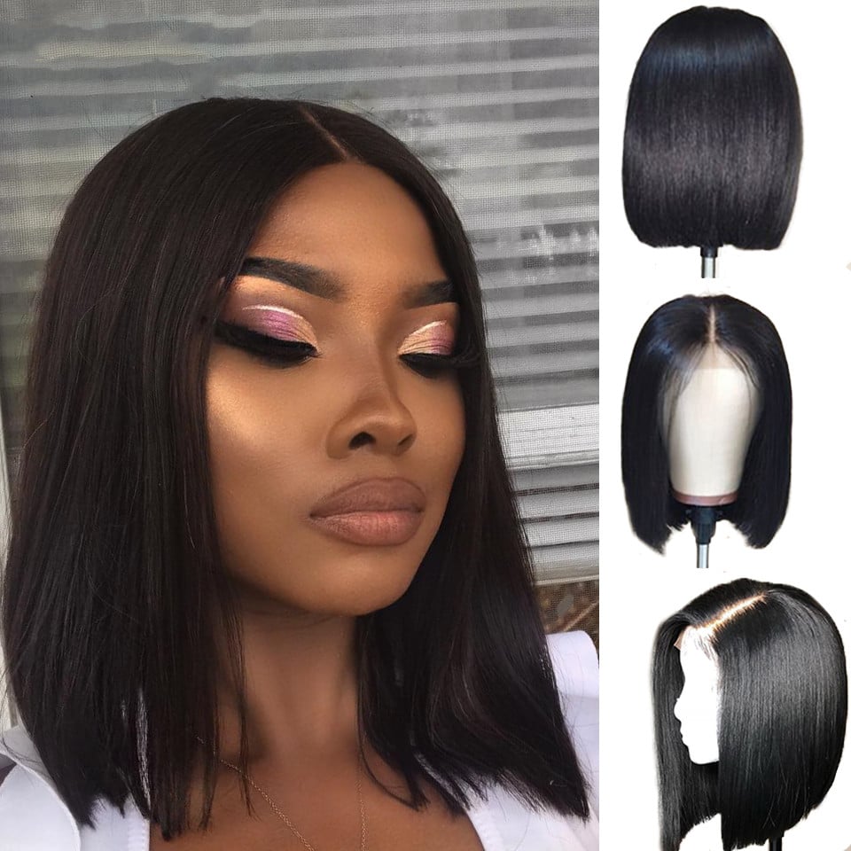 Chic Black Long Wig