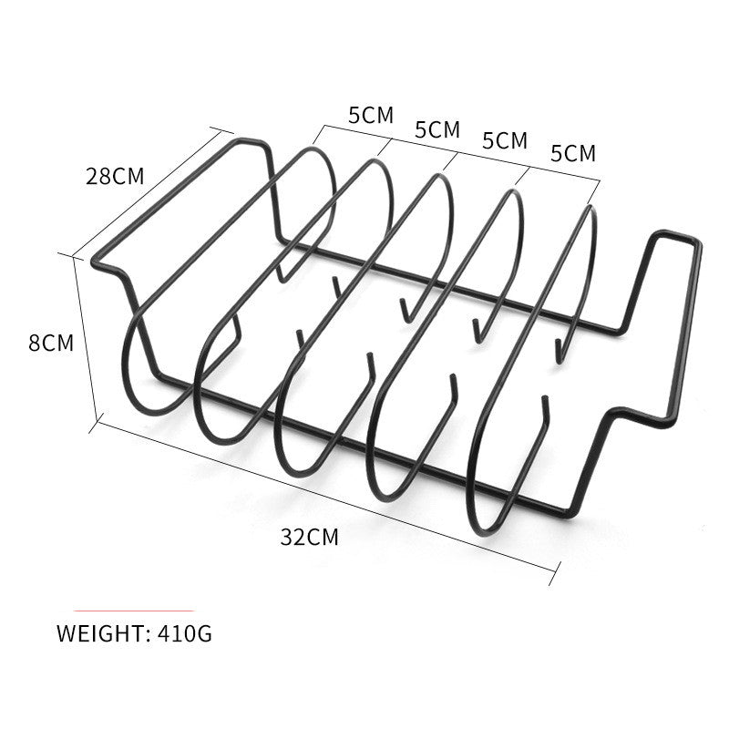 Portable Non-stick Grill Rack for Lamb Chops
