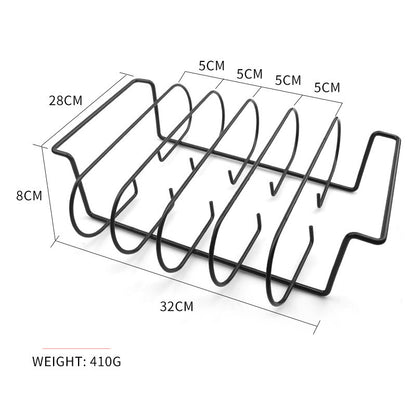 Portable Non-stick Grill Rack for Lamb Chops