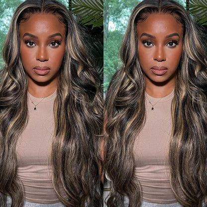 LuxeBalayage Lace Front 28" Wavy Wig