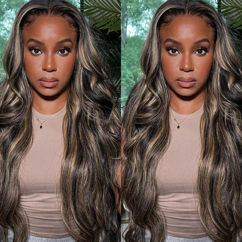 LuxeBalayage Lace Front 28" Wavy Wig