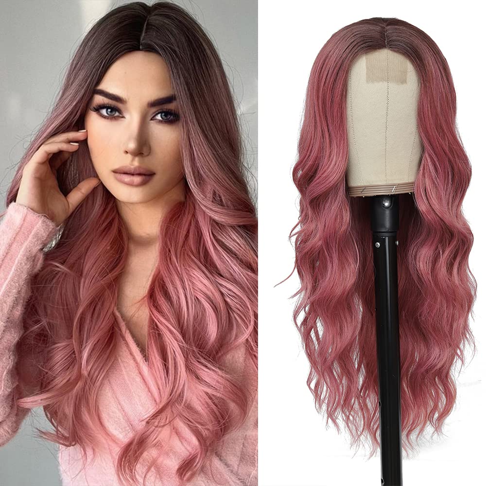 Pink Essence 26" Wavy Cosplay Wig