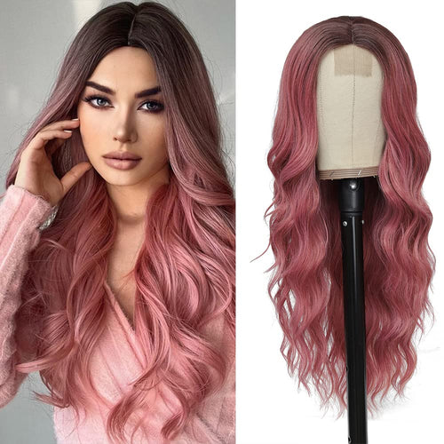Pink Essence 26" Wavy Cosplay Wig