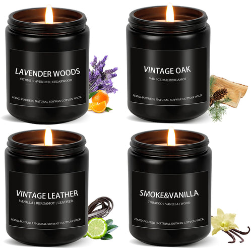 Masculine Aroma Soy Candle Set
